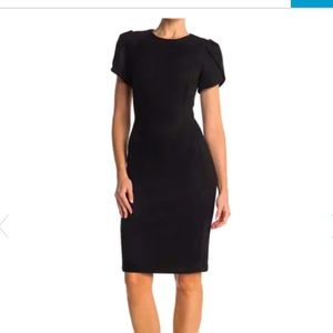 Black Calvin Klein Sheath Dress